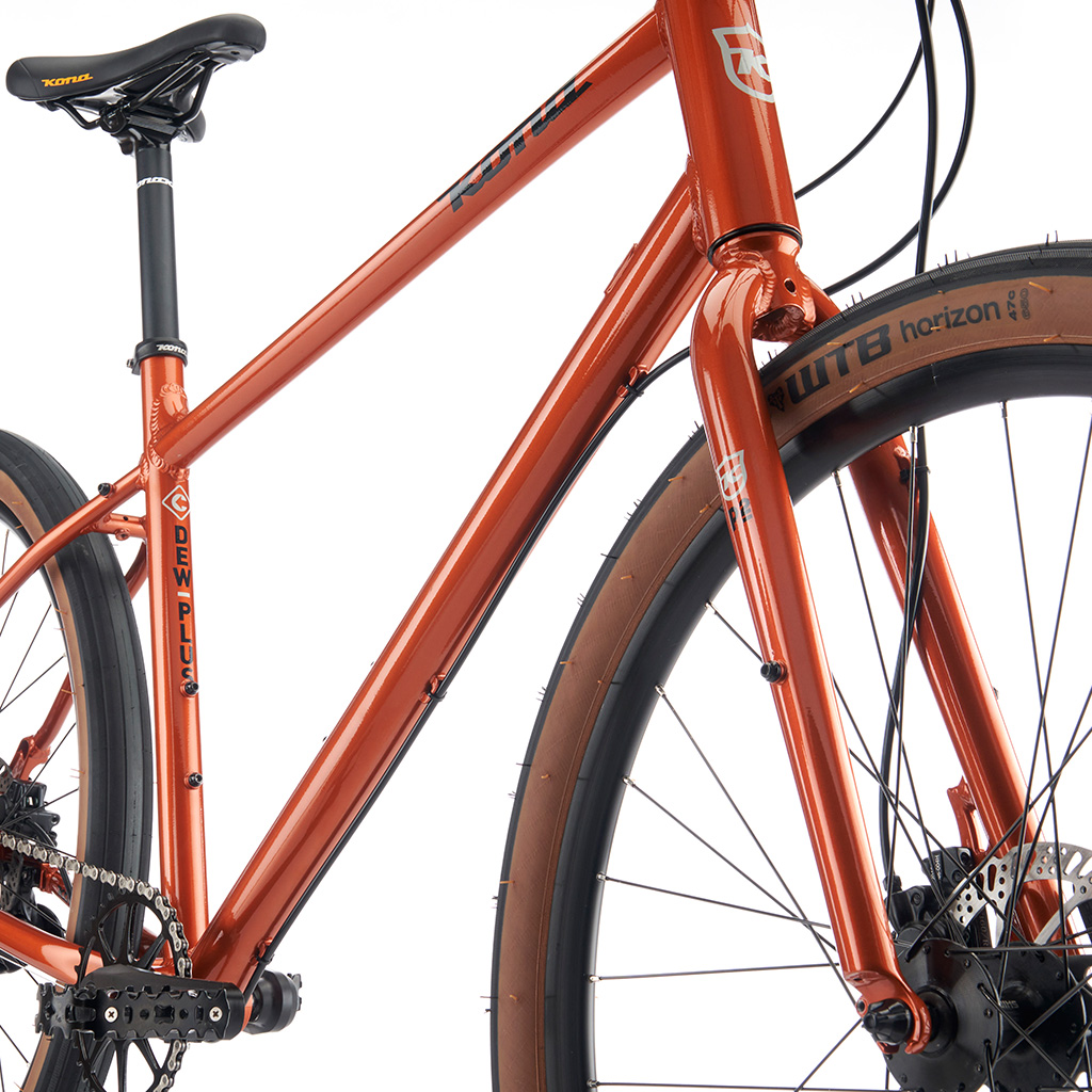 Kona Dew Plus Urban Bike Orange