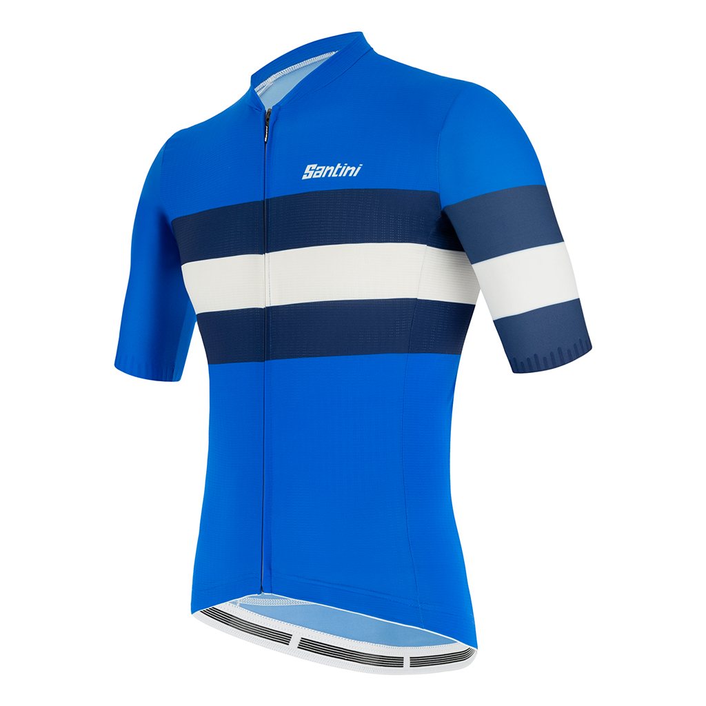 Santini Eco Sleek Bengal Jersey-Royal Blue