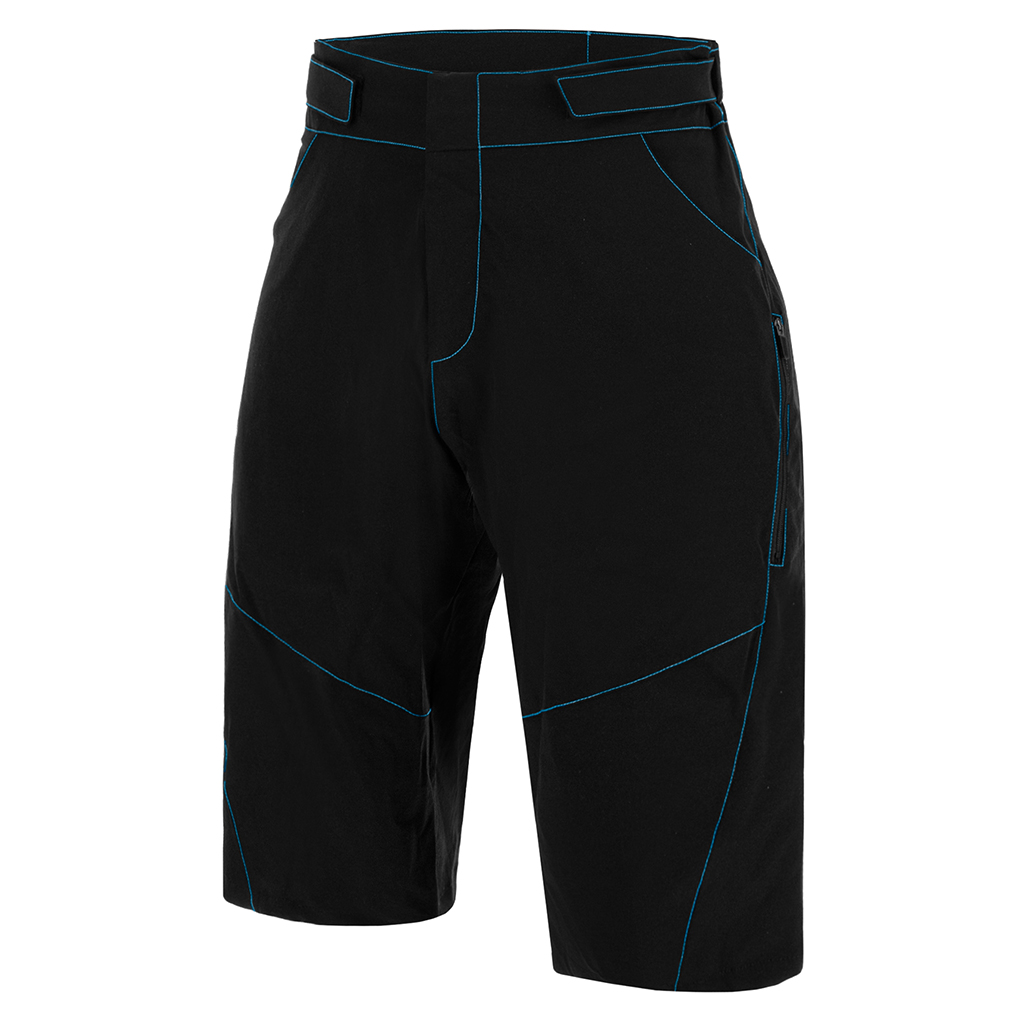 Santini MTB Selva Shorts-Black/Turquoise