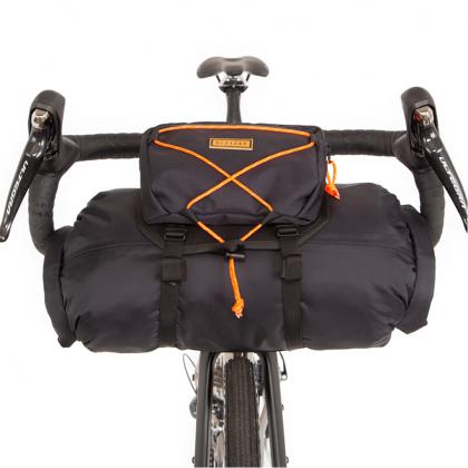 Restrap Handlebar Bag Black Orange Small