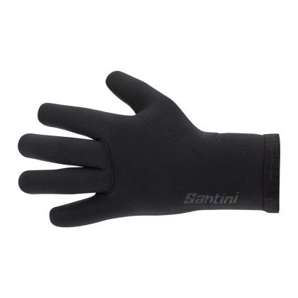 Santini Shield Full Gloves Black