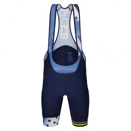 Santini UCI World Championships City Grid Bibshorts-Navy Blue